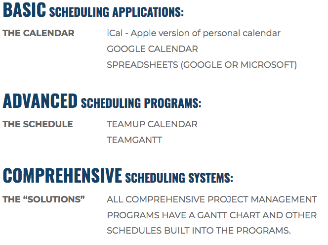 Scheduling-Applications